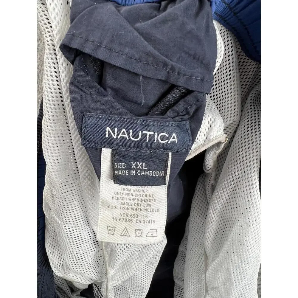 Nautica Men's Navy Blue Swim‎ Trunks XXL
